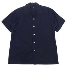 キャプテンサンシャイン KAPTAIN SUNSHINE KS7SSH01 Vacation Shirt バケーションシャツ オープンカラー 半袖 ネイビー系 36【中古】_画像1