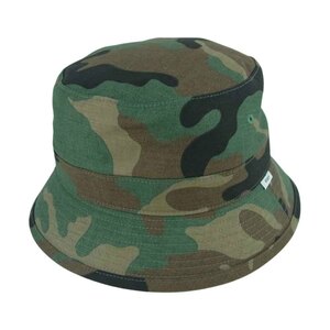 WTAPS ダブルタップス 20AW 202HCDT-HT15 BUCKET HAT COTTON SATIN CAMO カモ コットン サテン バケット ハット 03【中古】