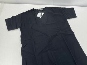 T by ALEXANDER WANG ティーバイアレキサンダーワン Vネック Tシャツ　4402209P13 BLACK /Sサイズ　定価￥28,600