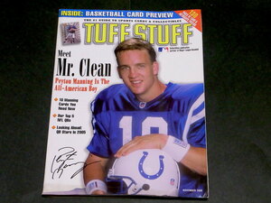 Tuff Stuff magazine NOVEMBER 2000 Peyton Manning NBA NFL NPB NHL ヴィンテージ カード