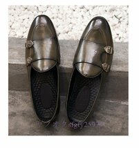 A018F新品人気★ビジネスシューズ メンズ 革靴 PU フォーマル オフィス カジュアル 履きやすい 紳士靴 通勤 通学 短靴 B_画像10
