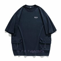 A473I☆新品人気 メンズ 2点セット セットアップ メンズ Tシャツ ショートパンツ 短パン上下セット 半袖 Tシャツ A_画像2