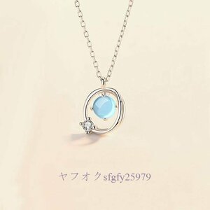 A752I☆新品人気精美水晶 ネックレス レディース ペンダント アクセサリー