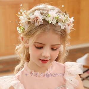 A295J* new goods popular bride. flower wheel head decoration hair ornament decoration child. Performance head decoration A