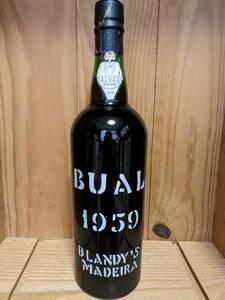 b Landy -z Vintage baru1959 Vintage Madeira Bual 1959 Blandy*s till i llama tilaMadeira