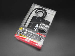 ■□BUFFALO/バッファロー HDMI 切替器 BSAK202 コンパクト 2ポート FullHD1080 3D対応 ACアダプタ不要 HEAC対応 セレクター □■