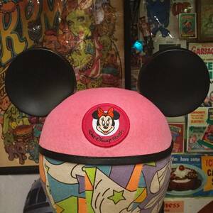 USA Disney world limitation Minnie Mouse year hat for infant hat MINNIE MOUSE ear attaching hat Disney World Disney Land 