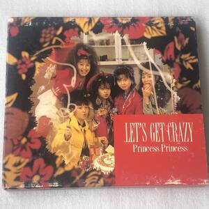 中古CD PRINCESS PRINCESS プリンセス プリンセス/LET'S GET CRAZY(初回盤) 3rd(1988年) 日本産,ポップ・ロック系