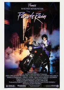 US版ポスター『プリンス/パープル・レイン』（Purple Rain）★ザ・レヴォリューション/アポロニア