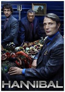 ポスター「HANNIBAL/ハンニバル」④海外TVドラマ★マッツ・ミケルセン/ヒュー・ダンシー/ハンニバル・レクター/ウィル・グレアム