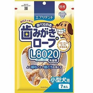 エブリデント 犬用おやつ 歯みがきロープL8020 コラーゲン 小型犬用 7個 (x 1)