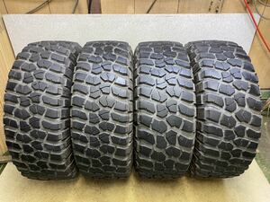 35X12.5OR17LT（129Q）M+S BFGoodrich Mud-Terain T/A KM2 中古4本 2016年製 35/12.5/17