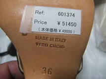 未使用 \51450の品 DUCCIO DEL DUCA デュッチオデルデュッカ size36 23cm相当 サンダル シューズ 靴 イタリア製 く1467_画像8