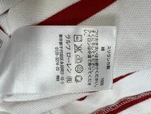 【美品】 Polo Ralph Lauren CUSTOM FITポロ ラルフローレン ボーダー 鹿の子 ポロシャツ トップス サイズXS半袖 165/88A 白×赤/送料無料_画像8