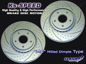 MD-3159 CX-8*KG2P/KG5P[FF&4WD all cars ] for Front left right SET*MD dimple rotor [3D curve 6ps.@ slit + dimple ]*Rear for . same time accepting an order receive 