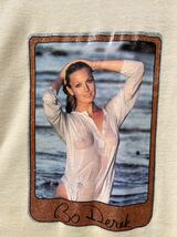 送料¥185 70'sビンテージ女優BO DEREK ボーデレクピンナップガールTシャツMエロ映画ターザン_画像4