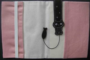  secondhand goods *[ library book@ for book cover cat Chan . attaching cloth made ]