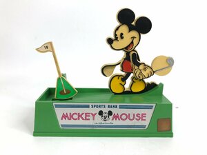 スポーツバンク ミッキーマウス ゴルフバンク ニチテン DISNEY ディズニー 昭和レトロ 当時品 B5-81