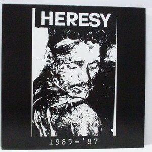 HERESY-1985-'87 (UK '10 再発グレイマーブルヴァイナル LP+インナー）