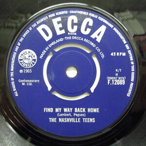 NASHVILLE TEENS-Find My Way Back Home (UK Orig.)