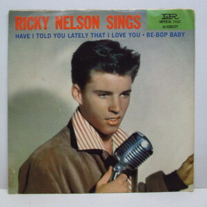 RICKY NELSON (RICK NELSON)-Be-Bop Baby (US Orig.Black Lbl.7