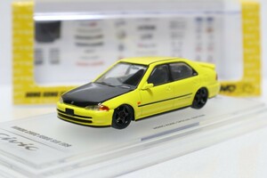 INNO 香港限定 1/64 ホンダ シビック フェリオ SiR EG9 イエロー Honda Civic Ferio イノモデル Yellow デカール/ホイール付き