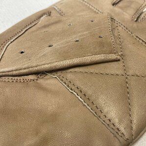 【在庫大放出セール品！】HOT LEATHERS ホットレザー 指なし グローブ 半指 革 ベージュ サイズ:XSの画像4