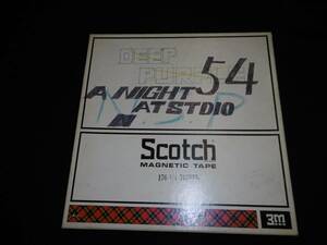 【ジャンク 送料込】音声収録用磁気テープ「Scotch MAGNETIC TAPE (※DEEP PURPLE楽曲 8曲収録)」アメリカ製 住友スリーエム◆I0001