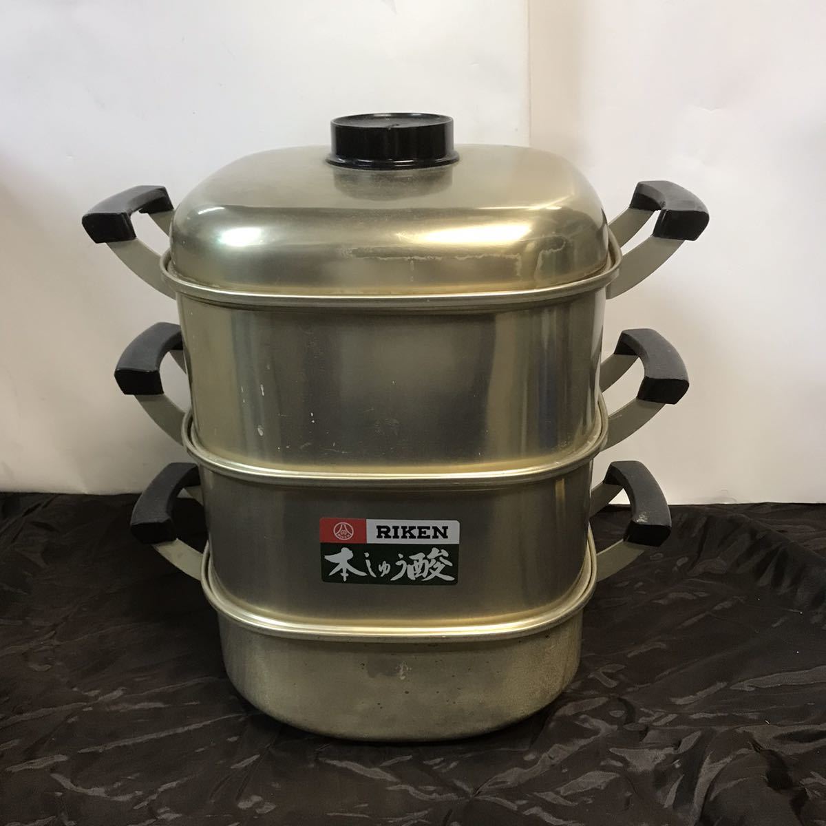 理研蒸し器本しゅう酸26cm RIKEN 角蒸| JChere雅虎拍卖代购
