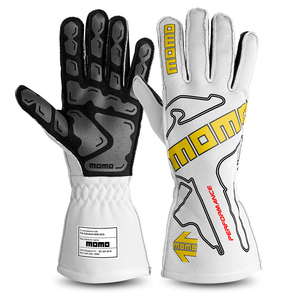 MOMO racing glove Performance white S