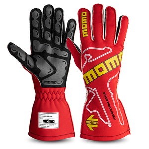 MOMO racing glove Performance red M