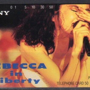 未使用 テレホンカード レベッカin Liberty② 110-011の画像1