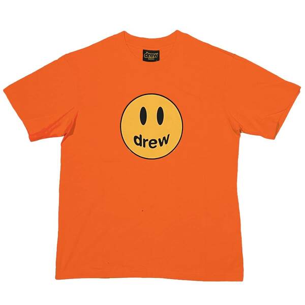 [並行輸入品] DREW HOUSE ドリューハウス MASCOT プリント 半袖 Tシャツ (オレンジ) (L)