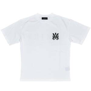 [並行輸入品] AMIRI アミリ MA CORE ロゴ 半袖 Tシャツ (ホワイト) (L)