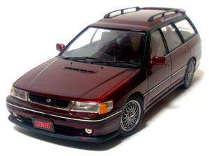  Hasegawa 1/24 Subaru Legacy Touring Wagon STI dark red * mica 