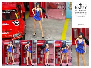 1:64　JK 美戦士　美女　ティナコスプレ　フィギュア　精密塗装　トミカサイズ　ジオラマ　MINI GT LBWK 日本未発売マテル ミニカー 