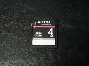 動作保証！TDK SDHC 4GB クラス④