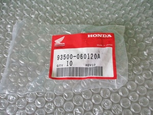 ● ホンダ HONDA 93500-060120A スクリュー 6×12 10本 純正 純正部品 新品 未使用 バイク 稀少 当時物 部品
