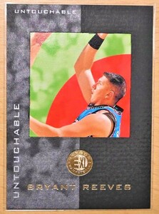 BRYANT REEVES (ブライアント・リーヴス) 1996 SKYBOX E-XL UNTOUCHABLE トレーディングカード 99 【NBA GRIZZLIES グリズリーズ】