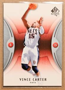 VINCE CARTER (ヴィンスカーター) 2006-07 SP AUTHENTIC トレーディングカード 52 【NBA,NETS,ブルックリンネッツ】