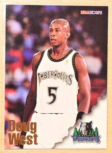 DOUG WEST (ダグウェスト) 1997 SKYBOX NBA HOOPS トレーディングカード 【NBA ミネソタ・ティンバーウルブズ Timberwolves】