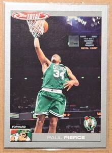 PAUL PIERCE (ポール・ピアース) 2005 TOPPS TOTAL トレーディンカード 2 【NBA ボストンセルティックス Boston Celtics】