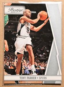 TONY PARKER (トニー・パーカー) 2010-11 PRESTIGE トレーディングカード 108 【NBA,サンアントニオ・スパーズ,SPURS】