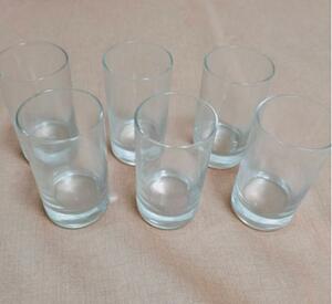 ◆冷酒グラス　清酒グラス　清酒杯 　6個セット◆透明グラス　小ぶり　スイーツ　高さ82ｍｍ　