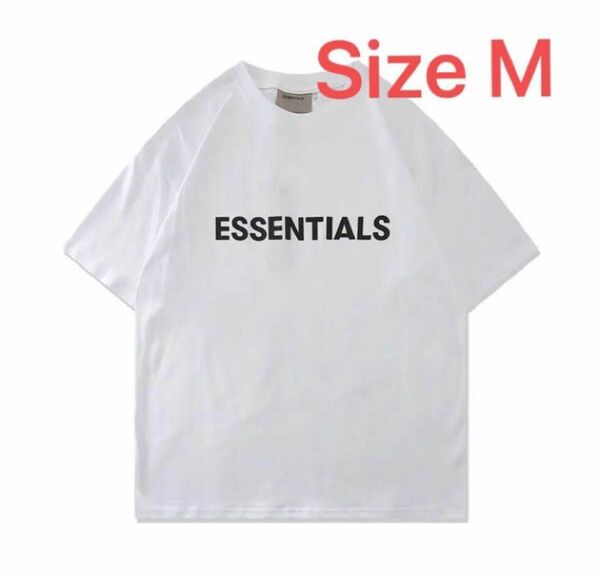 半袖Tシャツ フロント ロゴ ホワイト　FEAR OF GOD エッセンシャルズ fog essentials