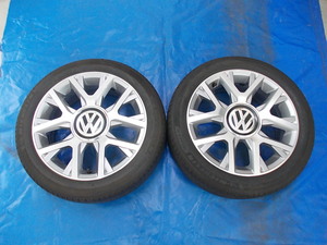 ★中古★DBA-AACHYW■フォルクスワーゲン★ＵＰ！★アップ！■185/50Ｒ16　81H■タイヤ、純正アルミホイール2本set②