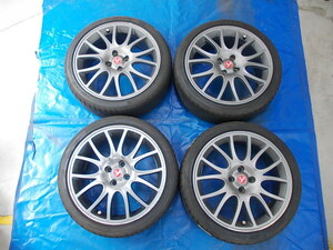 ★中古★フィアット500 アバルト695 595 トリブートフェラーリ■ABA-312142■205/40R17 84Ｗ■タイヤ純正17インチアルミホイール4本SET