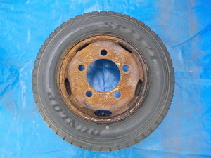 * used #2007 year /NJR85A/ Elf tire & original wheel 1 pcs 195/75R15 109/107L LT 15x5J 1917-①