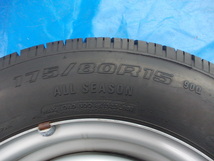 ★中古★パジェロミニ★H58A■175/80R15 90Q■タイヤ、鉄ホイール1本_画像5