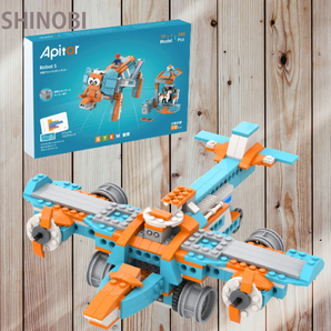 10 in 1 プログラミングロボット 変形&構築 STEM教育玩具 小学生のプログラミング入門に最適 Scratch 3.0でのコーディングキット